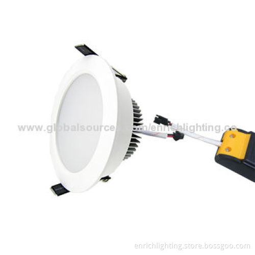 LED Downlight, 12W Power, Frosted Lens and 50,000-hour Lifespan